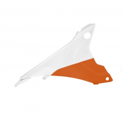 Racetech, víko airboxu, pravá strana, KTM EXC/EXCF 125-500 '14-16 KOLOR OEM 2015, oranžová bílá