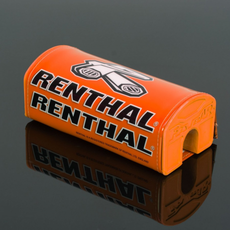 Renthal, pěnový chránič řidítek Fatbar Orange, oranžová barva s logem Renthal