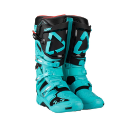 Leatt, cross boty  5.5 Flexlock Boots Fuel, barva modrá/černá, velikost 45.5 / 29.5 cm