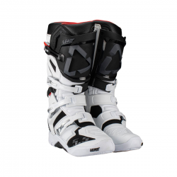 Leatt, cross boty  5.5 Flexlock Boots White, barva bílá/černá, velikost 44.5 / 29 cm