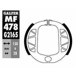 Galfer, zadní brzdové čelisti, Yamaha BWS 125 '10-, CYGNUS 125X '03-, CYGNUS 150 '07-,