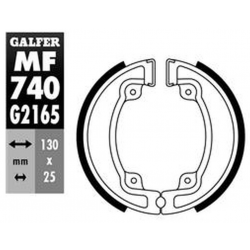 Galfer, zadní brzdové čelisti, Kymco AGILITY 125 '06-'08, AGILITY 50 '05-, AGILITY RS 50/125 '09-, MOVIE 125 '97-, PEOPLE