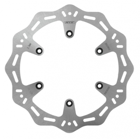 MTX, zadní brzdový kotouč, Yamaha WR 125/250/426/450 '02-'19, YZ 125/250/426 '02-'19 WAWE (245X115X4mm) (6X6,5mm)