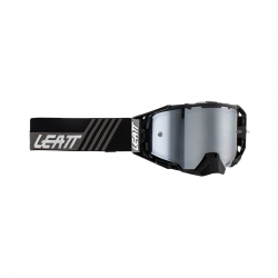 Leatt (kolekce 2023), MX brýle VELOCITY 6.5 IRIZ GOGGLE STEALTH SILVER 50% -, barva černá/grafitová, zrcadlové sklo stříbrné