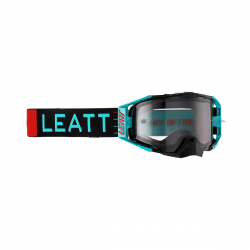 Leatt (kolekce 2023), MX brýle VELOCITY 6.5 GOGGLE FUEL LIGHT GREY 58% -, barva černá/modrá, zrcadlové sklo kouřové