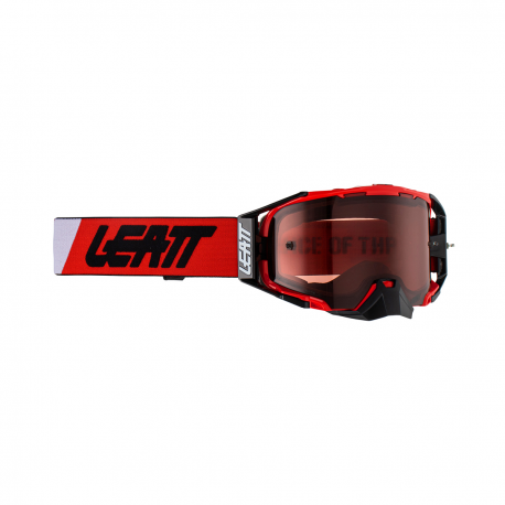 Leatt (kolekce 2023), MX brýle VELOCITY 6.5 GOGGLE RED ROSE UC 32% -, barva černá/červená, řůžové sklo