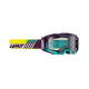 Leatt (kolekce 2023), MX brýle VELOCITY 5.5 GOGGLE INDIGO LIGHT GREY 58% -, barva fialová/modrá/žlutá fluo, zrcadlové sklo kouřo