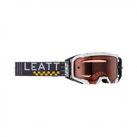 Leatt (kolekce 2023), MX brýle VELOCITY 5.5 GOGGLE PEARL ROSE UC 32% -, barva bílá/grafitová, růžové sklo