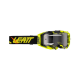 Leatt (kolekce 2023), MX brýle VELOCITY 5.5 GOGGLE TIGER LIGHT GREY 58% -, barva žlutá fluo/černá, zrcadlové sklo kouřové