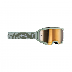 Leatt (kolekce 2023), MX brýle VELOCITY 4.5 IRIZ GOGGLE CACTUS BRONZ UC 68% - zelená, barva, zrcadlové sklo kouřové