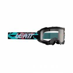 Leatt (kolekce 2023), MX brýle VELOCITY 4.5 GOGGLE FUEL CLEAR 83% -, barva černá/modrá/červená, čiré sklo