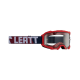 Leatt (kolekce 2023), MX brýle VELOCITY 4.5 GOGGLE ROYAL CLEAR 83% -, barva černá/červená, čiré sklo