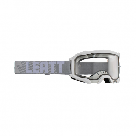 Leatt (kolekce 2023), MX brýle VELOCITY 4.5 GOGGLE WHITE CLEAR 83% -, barva bílá/šedá, čiré sklo