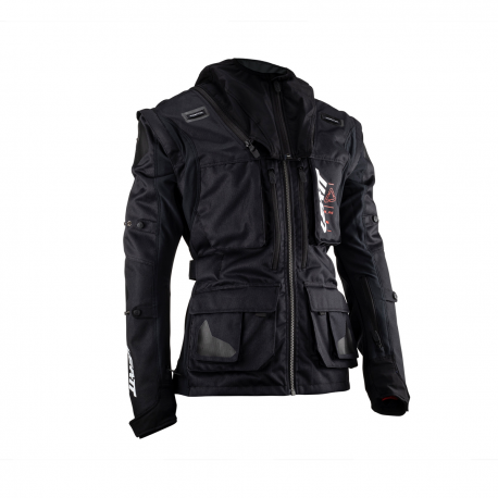 Leatt (kolekce 2023), bunda Moto 5.5 ENDURO JACKET BLACK, barva černá, velikost M