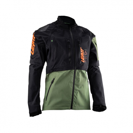 Leatt (kolekce 2023), bunda Moto 4.5 HYDRADRI CACTUS BLACK, barva zelená/černá, velikost M