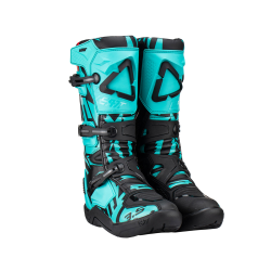 Leatt (kolekce 2023), Boty Cross 3.5 BOOTS FUEL, barva modrá/černá, velikost 45.5 / 29.5 cm