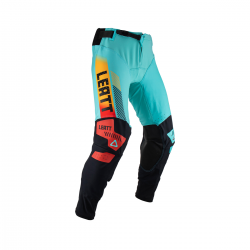 Leatt (kolekce 2023), kalhoty Moto 5.5 I.K.S PANT FUEL, barva modrá/černá, velikost XL