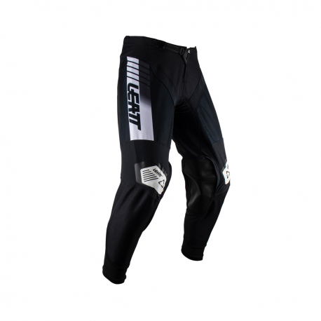 Leatt (kolekce 2023), kalhoty Moto 4.5 PANT BLACK, barva černá/bílá, velikost S
