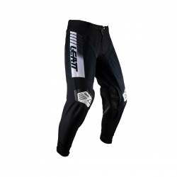 Leatt (kolekce 2023), kalhoty Moto 4.5 PANT BLACK, barva černá/bílá, velikost L
