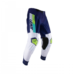 Leatt (kolekce 2023), kalhoty Moto 4.5 PANT BLUE, barva modrá/bílá, velikost L