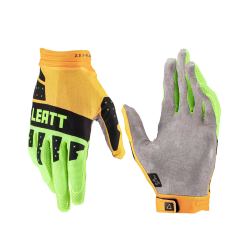 Leatt (kolekce 2023), rukavice Moto 2.5 X-FLOW GLOVE CITRUS, barva oranžová/žlutá fluo/černá, velikost L