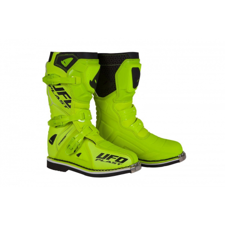 UFO (kolekce 2023), boty Typhoon Junior, dětské Cross/Offroad, barva žlutá fluo, velikost 37
