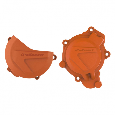 Polisport, sada krytů vík motoru (zapalování, spojka), KTM SX/XC 125/150/200 '16-'18 Husqvarna TC 125