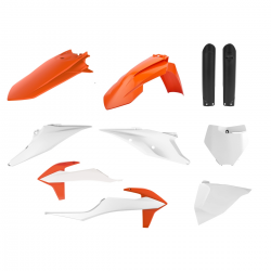 Polisport, sada plastů, KTM SX/SX-F '19-'22 včetně přední tabulky (8666400008) a krytů přední vidlice (8398600003)