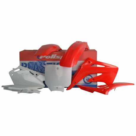 Polisport, sada plastů, Honda CR 85R '03-'07, OEM barvy, červená/bílá