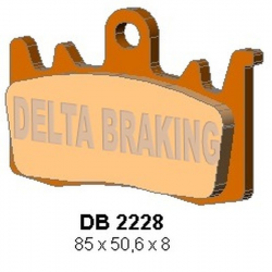 Delta Braking, brzdové destičky, přední, KH630 Aprilia TUONO 1000/1100 '13-'16, CAPONORD 1200 '13-'17, BMW F 800/900R '15-'2
