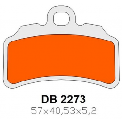 Delta Braking, brzdové destičky, přední, MONTESA 4 COTA 260 '19-'20, COTA 301 RR '21-'22, TRS ONE 125, ONE 125/250/280/300 R