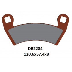 Delta Braking, brzdové destičky, přední, KH656 Polaris RANGER ELECTRIC '16-'22, SPORTSMAN 325 '14-'15, RANGER 570 '14-'22, R