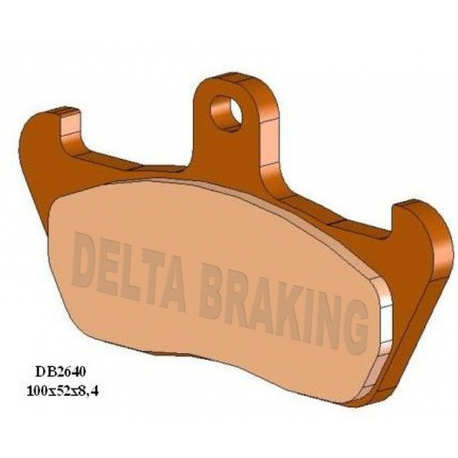 Delta Braking, brzdové destičky, přední, KH163 Cagiva MITO 125 '91-'92, SUPER CITY 125 '92-'00, W8 125/W12 350/W16 600 '93-'