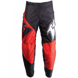 111 Racing, kalhoty Moto 111.3 - REDRISK, barva černá/červená/oranžová, velikost 36
