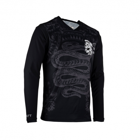 Leatt, cyklo dres MTB Gravity 3.0 Jersey Black, velikost XXL