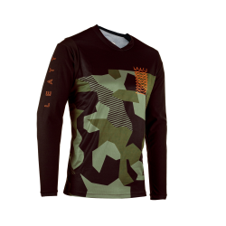 Leatt, cyklo dres MTB Gravity 3.0 Jersey CAMO, velikost M