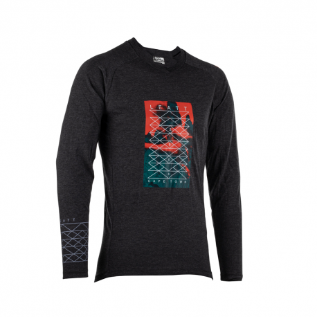 Leatt, cyklo dres MTB Gravity 2.0 Jersey Black, velikost S
