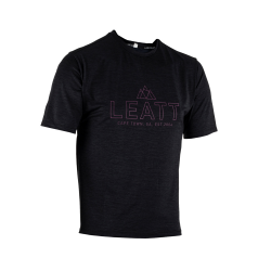 Leatt, cyklo dres MTB Trail 1.0 Jersey Black, velikost S