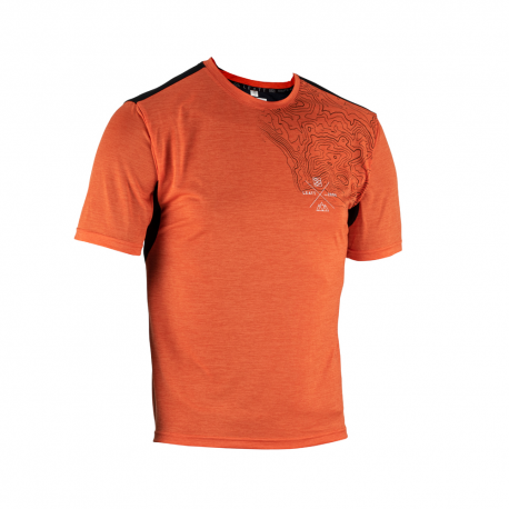 Leatt, cyklo dres MTB Trail 1.0 Jersey FLAME, velikost XL