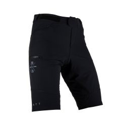 Leatt, cyklo kraťasy MTB Trail 2.0 (+ vnitřní kalhoty s vložkou - Zdarma) Shorts Black, velikost XXL