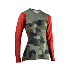 Leatt, cyklo dres (dámský) MTB Gravity 4.0 Jersey CAMO, velikost XS