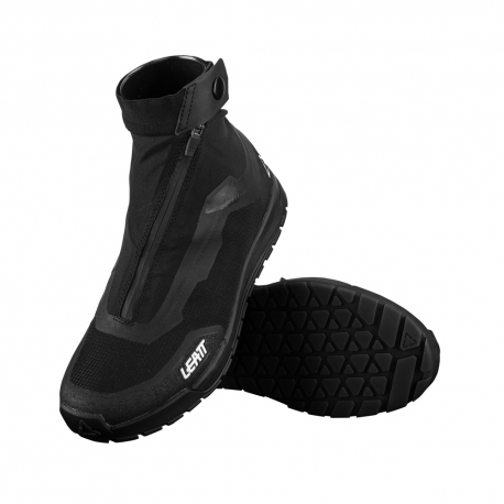 Leatt, cyklo boty Hydradri 7.0 Flat (vodotěsné) Shoe Black, velikost 43.5 / 27.5 cm