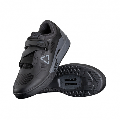 Leatt, cyklo boty 5.0 Clip Shoe STEALTH, velikost 42 / 26.5 cm