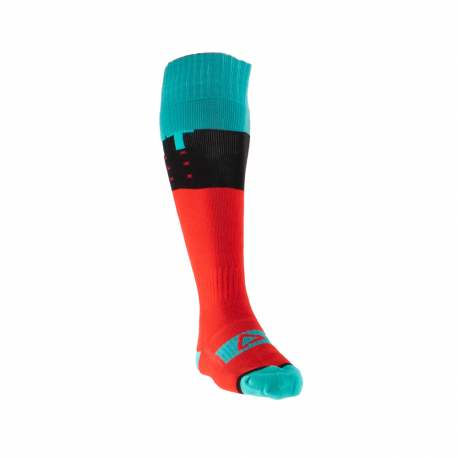 Leatt, ponožky MOTO SOCKS FUEL, barva červená/modrá/černá, velikost L/XL (43-48)