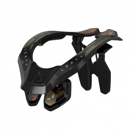 Leatt, chránič krční páteře 4.5 NECK BRACE CAMO, barva černá/zelená Fluo, velikost XXL