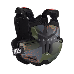 Leatt, hrudní chránič, CHEST PROTECTOR 1.5 TORQUE CAMO, barva černá/zelená