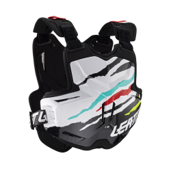 Leatt, hrudní chránič, CHEST PROTECTOR 1.5 TORQUE TIGER, barva bílá/černá