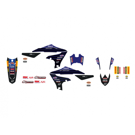 Blackbird, sada polepů, Yamaha YZF 250 '19-'22, YZF 450 '18-'21 FACTORY RACING 2022