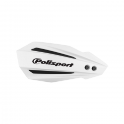 Polisport, chrániče páček Bullit, s montážní sadou 22/28 Husqvarna TE/FE/TX/FX '18-'21, bílá barva