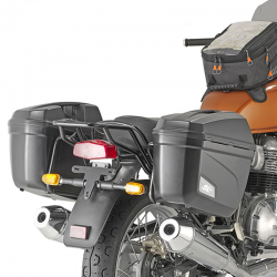 Kappa, nosiče bočních kufrů, MONOKEY ROYAL ENFIELD INTERCEPTOR 650 '19-'22, - černé